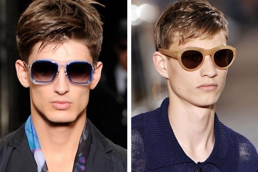 Чоловічі окуляри в пластиковій оправі