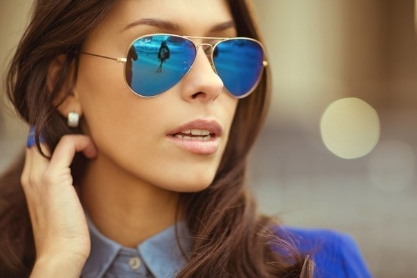 Дзеркальні окуляри Ray Ban