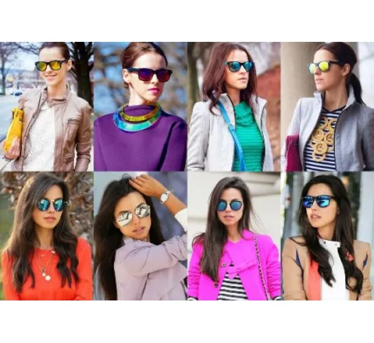 Дзеркальні кольорові окуляри: тренд сезону 2017